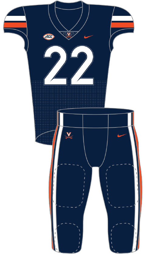 Virginia 2022 Blue Uniform
