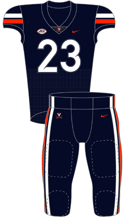 Virginia 2023 Blue Uniform