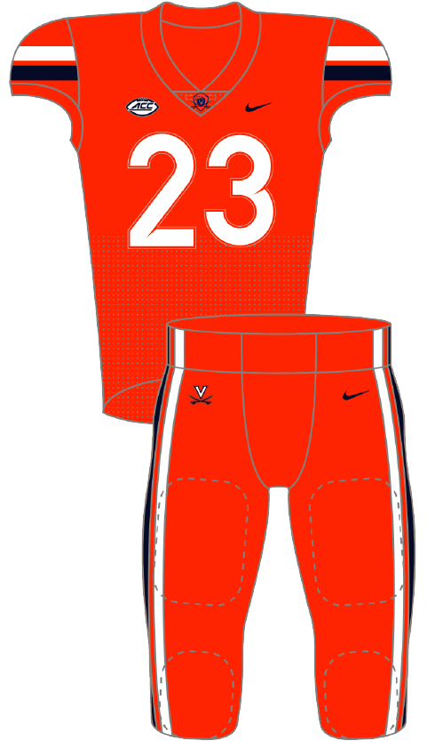Virginia 2023 Orange Uniform