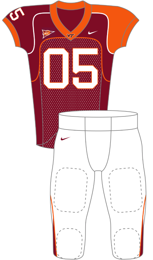 Virginia Tech 2005 Revolution Uniform