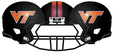 Virginia Tech 2010 Pro Combat Helmet