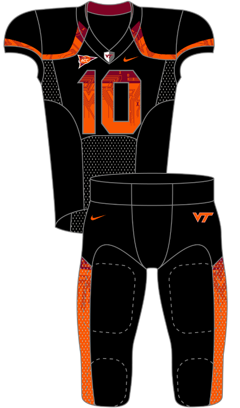 Virginia Tech 2010 Pro Combat Uniform