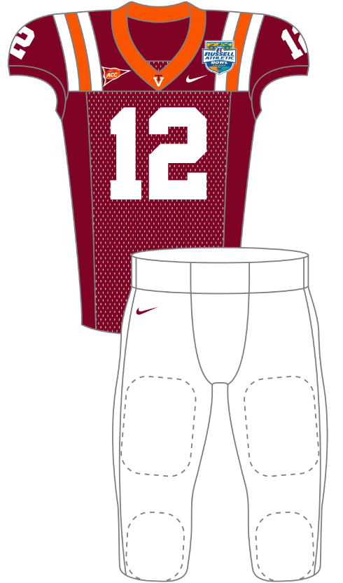 Virginia 2012 Maroon Uniform