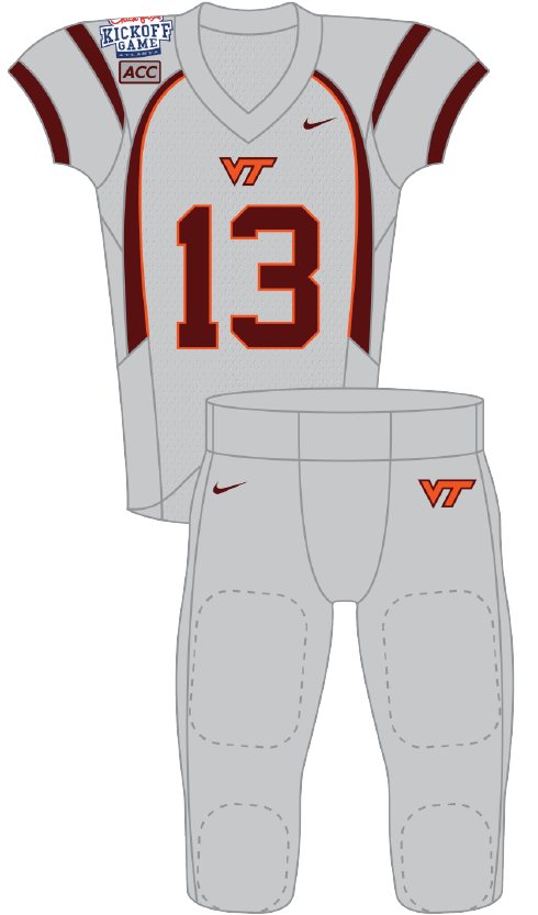 Virginia 2013 Grey Uniform