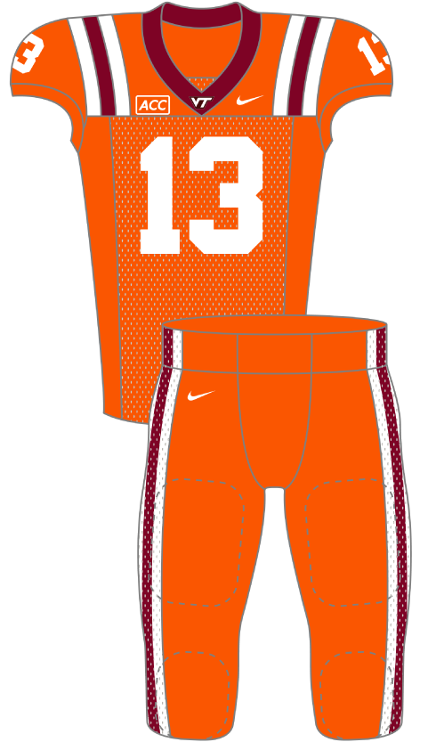 Virginia 2013 Orange Uniform