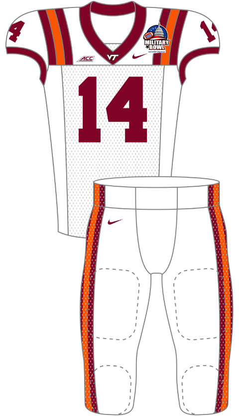 Virginia 2014 Tech White Uniform