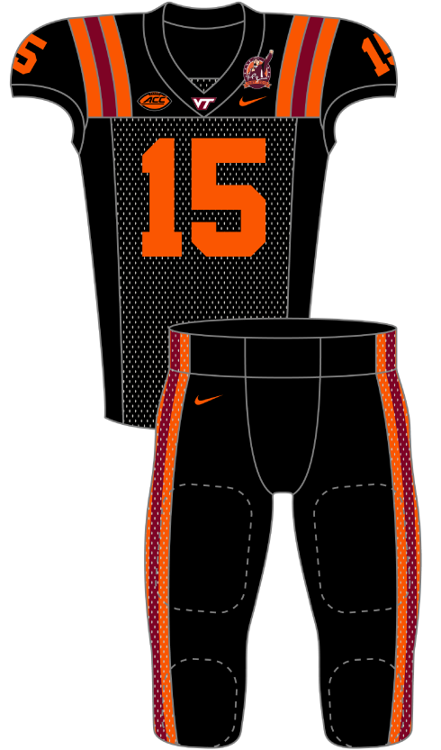 Virginia 2015 Black Uniform