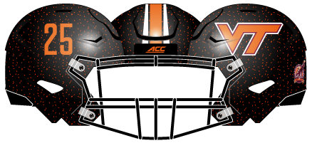 Virginia Tech 2015 Black Helmet