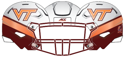 Virginia Tech 2015 Sripes Helmet