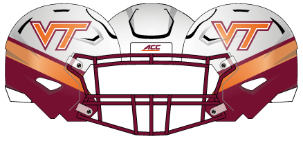 Virginia Tech 2015 Sripes Helmet