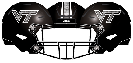 Virginia Tech 2016 Black Helmet
