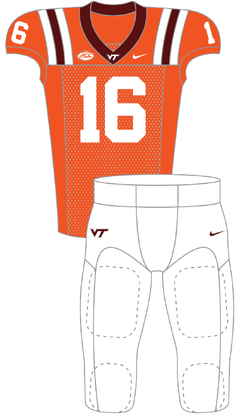 Virginia 2016 Orange Uniform