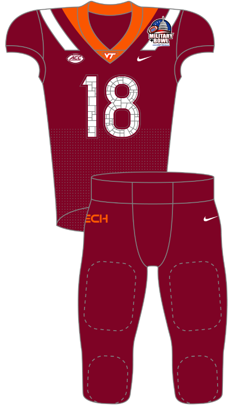 Virginia 2018 Maroon Uniform