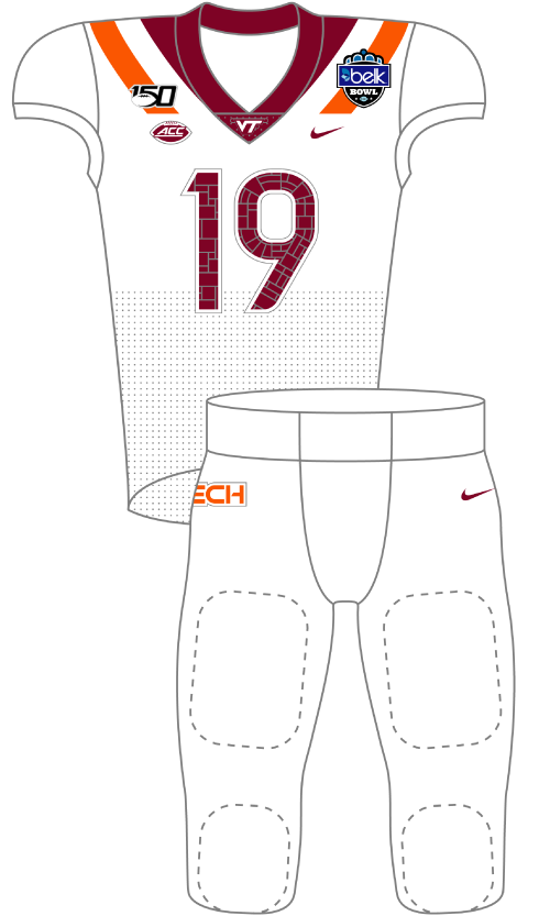 Virginia 2019 White Uniform