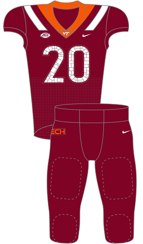 Virginia 2020 Maroon Uniform