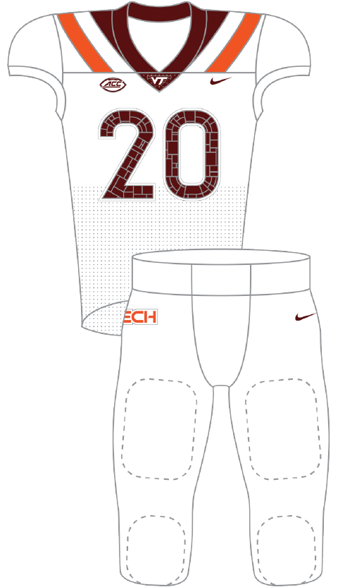 Virginia 2020 White Uniform