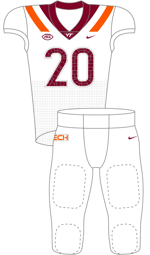 Virginia 2020 White Uniform