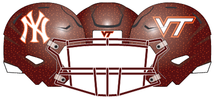 Virginia Tech 2021 NY Helmet