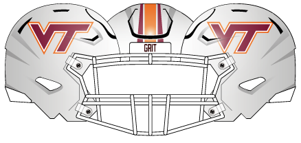 Virginia Tech 2021 White Helmet