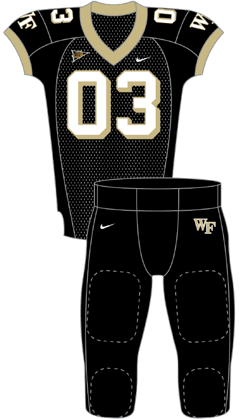 Wake Forest 2003 black