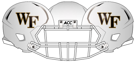 Wake Forest 2013 White Matte Helmet