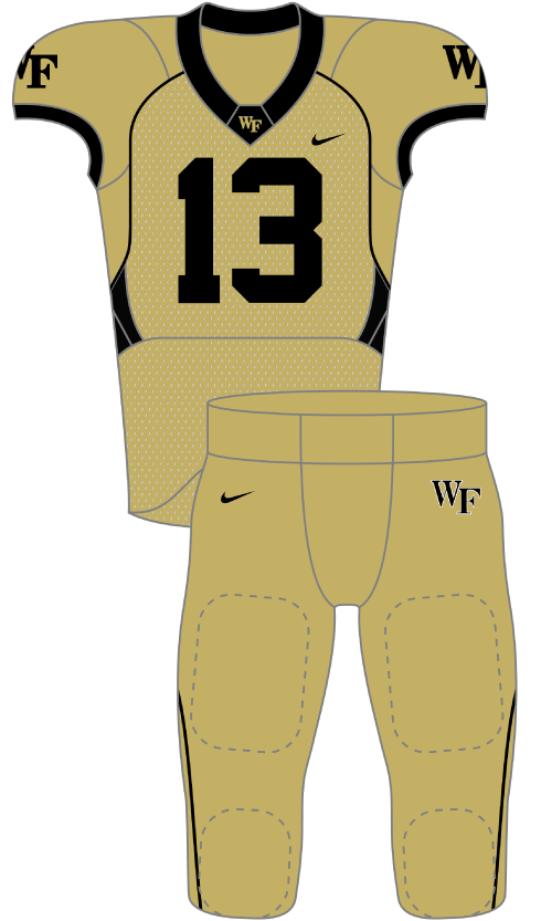 Wake Forest 2013 gold Pants