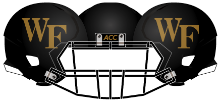 Wake Forest 2013 Black Helmet