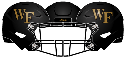 Wake Forest 2015 Black Helmet