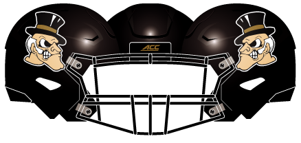 Wake Forest 2017 Deacon Helmet