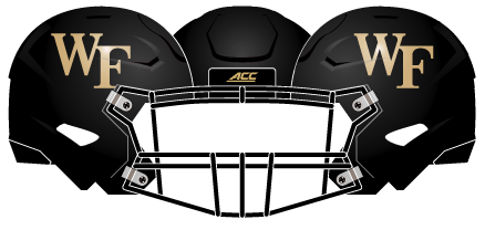 Wake Forest 2019 Black Helmet