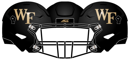 Wake Forest 2020 Black Lives Matter Helmet