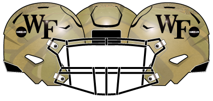 Wake Forest 2020 Cancelled Helmet