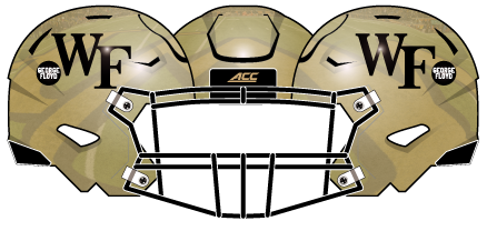 Wake Forest 2020 George Floyd Helmet