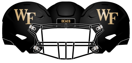 Wake Forest 2021 Black Helmet