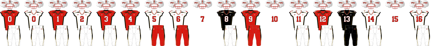 Maryland 2008 Uniform Combos