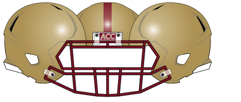 Boston College 2010 Bowl Helmet