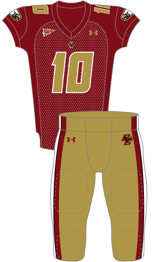 Boston College 2010 maroon