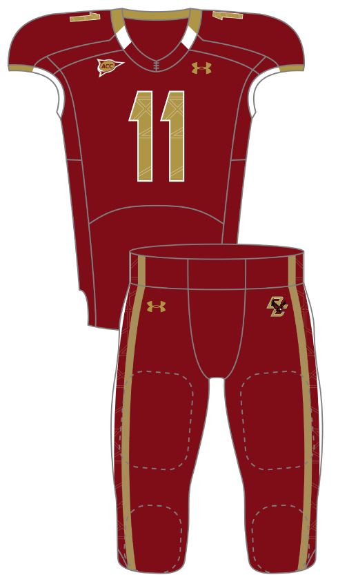 Boston College 2011 maroon