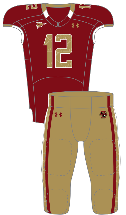 Boston College 2012 maroon