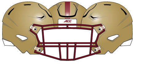 Boston College 2016 Gold Helmet