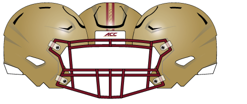 Boston College 2014 Gold Helmet