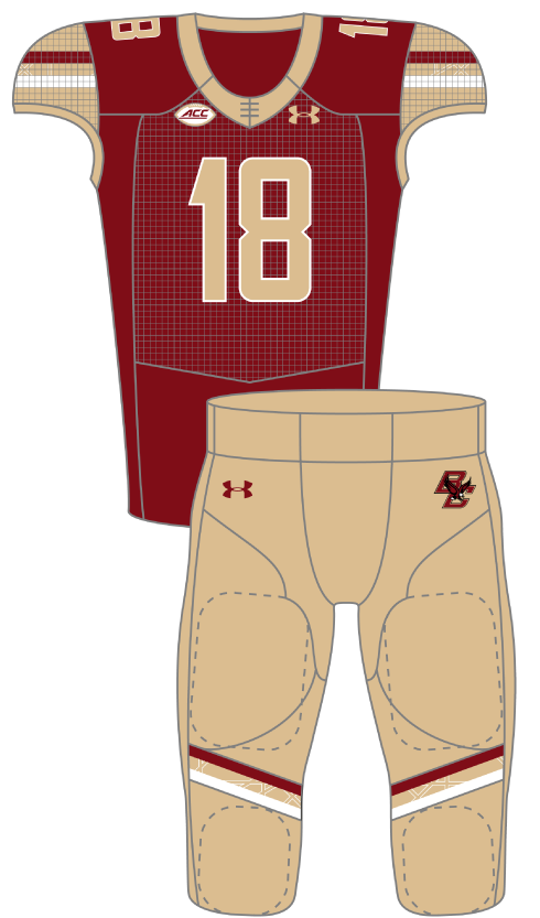 Boston College 2018 maroon