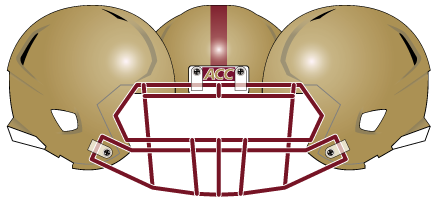 Boston College 2010 Bowl Helmet