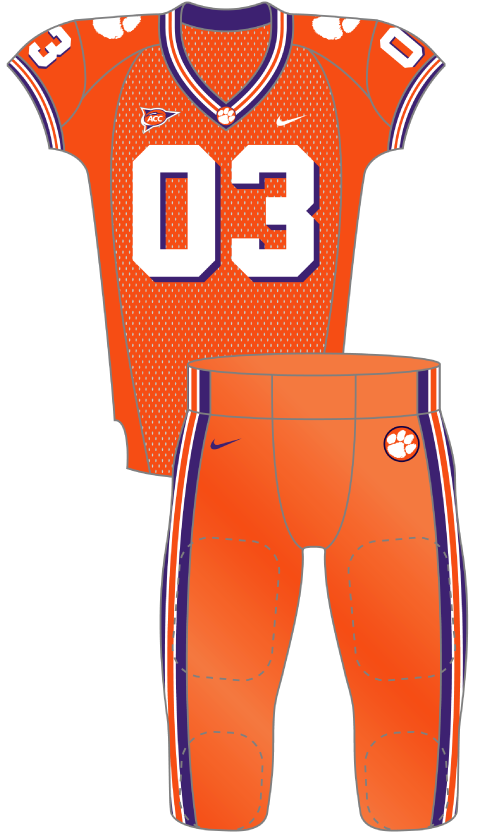 clemson 2003 orange