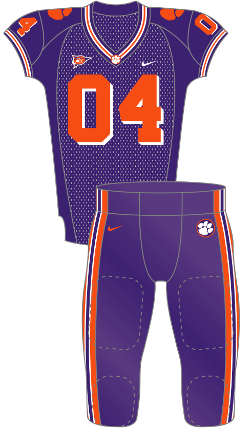 clemson 2004 purple