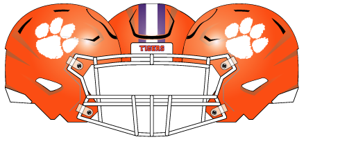 clemson 2021 Orange Helmet