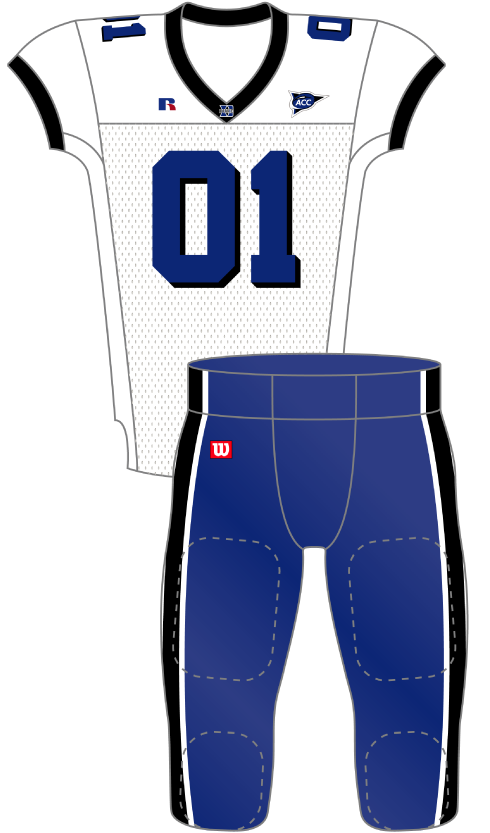 Duke 2001 White Uniform