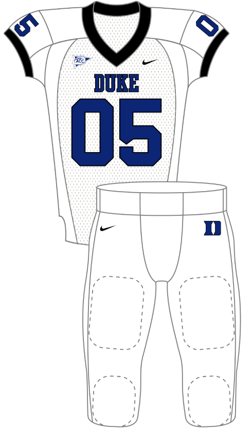 Duke 2005 White Uniform