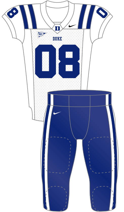 Duke 2008 White Uniform