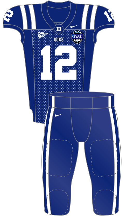 Duke 2012 Blue Uniform
